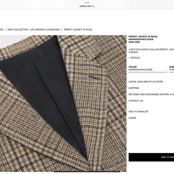 Celine jacket - Picture 2 of 10